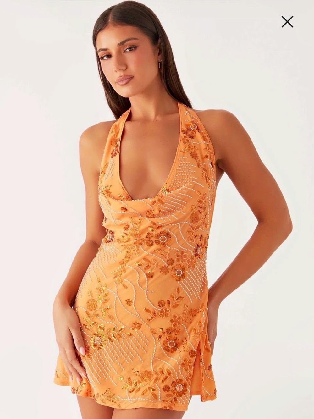 Peppermayo Cinzia Beaded Mini Dress